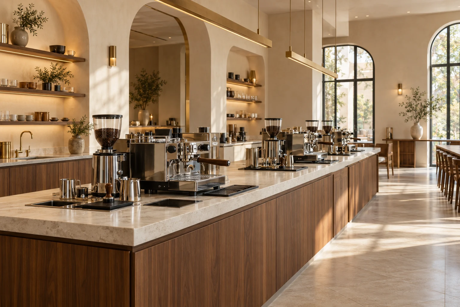 Visual concept of the academy interior
